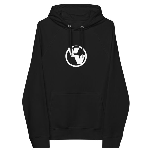 Verity DoubleV Logo Unisex Eco Raglan Hoodie