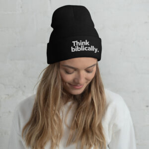 Think Biblically Cuffed Beanie (Color Series)
